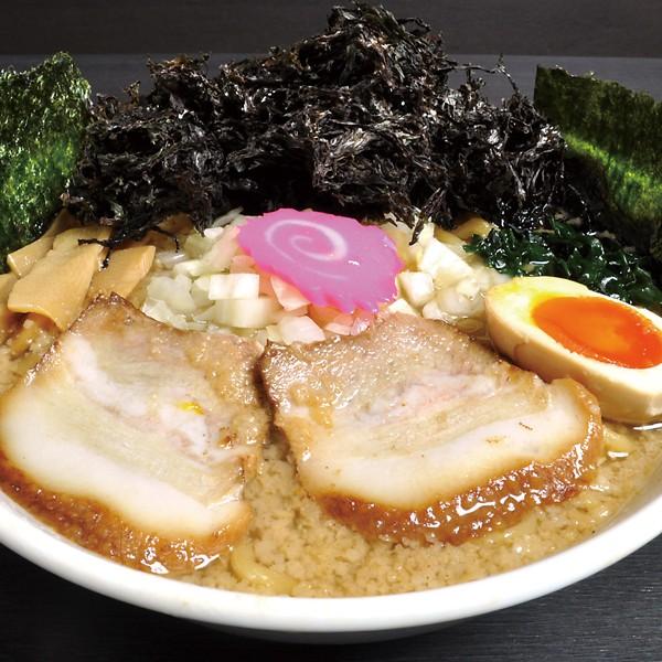 しゃんじしょうゆ＋背脂（岩のりトッピング）