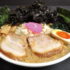 しゃんじしょうゆ＋背脂（岩のりトッピング）